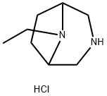 8-Ethyl-3,8-diazabicyclo[3.2.1]octane dihydrochloride Struktur
