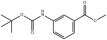 Methyl 3-[(tert-butoxycarbonyl)amino]benzoate,161111-23-5,结构式