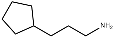 (3-シクロペンチルプロピル)アミン 化学構造式
