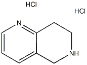 5,6,7,8-四氢-1,6-萘啶二盐酸盐,348623-30-3,结构式