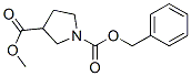 1-CBZ -3-吡咯烷甲酸甲酯,,结构式