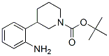 1-Boc-3-(2-Aminophenyl)Piperidine 化学構造式
