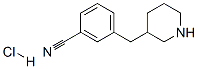 3-(3-Cyanobenzyl) Piperidine hydrochloride Structure