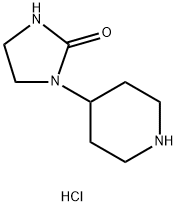1-(ピペリジン-4-イル)イミダゾリジン-2-オン塩酸塩 化学構造式