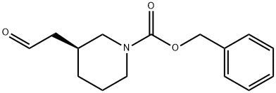 (S)-1-Cbz-3-(2-Oxoethyl)Piperidine Struktur
