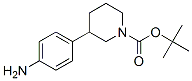 1-Boc-3-(4-Aminophenyl)Piperidine Struktur