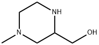 (4-メチル-2-ピペラジニル)メタノール 化学構造式