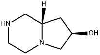 (7R,8aS)-octahydropyrrolo[1,2-a]pyrazin-7-ol Structure