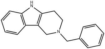 2-苄基-2,3,4,5-四氢-1H-吡啶并[4,3-B]吲哚, 6208-43-1, 结构式