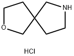 2-oxa-7-azaspiro[4.4]nonane hydrochloride Structure