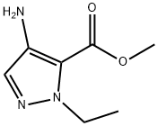 4-氨基-1-乙基-1H-吡唑-5-羧酸甲酯 结构式