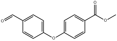 4-(4-Formylphenoxy)benzoic acid methyl ester Structure