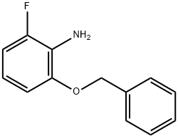 2-(Benzyloxy)-6-fluoroaniline Struktur