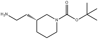 (R)-1-BOC-3-(2-氨乙基)哌啶, 1217629-55-4, 结构式