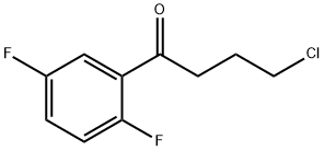 4-Chloro-1-(2,5-difluorophenyl)butan-1-one Structure
