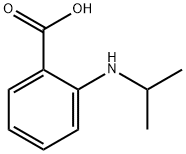 2-(イソプロピルアミノ)安息香酸 化学構造式