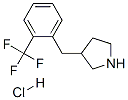 3-(2-(trifluoromethyl)benzyl)pyrrolidine hydrochloride Structure