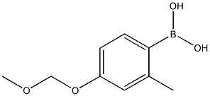 2-Methyl-4-(methoxymethoxy)phenylboronic acid Structure