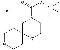 Tert-Butyl 1-Oxa-4,9-Diazaspiro[5.5]Undecane-4-Carboxylate Hydrochloride Struktur