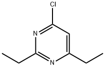 4-Chloro-2,6-diethylpyrimidine Struktur