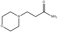 3-(4-Morpholinyl)propanamide Structure