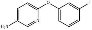 6-(3-FLUOROPHENOXY)PYRIDIN-3-AMINE, 954252-97-2, 结构式