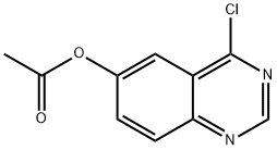 6-ACETOXY-4-CHLOROQUINAZOLINE Structure