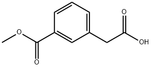 2-(3-(METHOXYCARBONYL)PHENYL)ACETIC ACID, 52787-19-6, 结构式