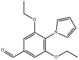3,5-Diethoxy-4-(1h-pyrrol-1-yl)benzaldehyde Structure