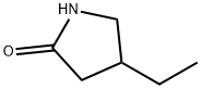 4-エチル-2-ピロリジノン 化学構造式