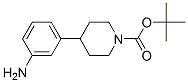 1-BOC-4-(3-氨基苯基)哌啶,,结构式