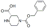 (S)-4-CBZ-2-哌嗪甲酸, , 结构式