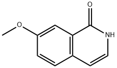 7-甲氧基-异喹啉-1(2H)-酮,16027-16-0,结构式