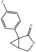1-(4-fluorophenyl)-3-oxabicyclo[3.1.0]hexan-2-one Structure