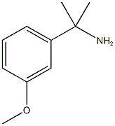 2-(3-甲氧苯基)丙-2-胺 结构式