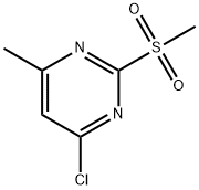 4-氯-6-甲基-2-(甲基磺酰基)嘧啶,55329-22-1,结构式