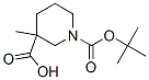 1-BOC-3-甲基-3-哌啶甲酸,,结构式