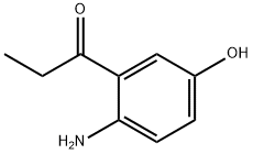 1-(2-Amino-5-hydroxyphenyl)propan-1-one 化学構造式