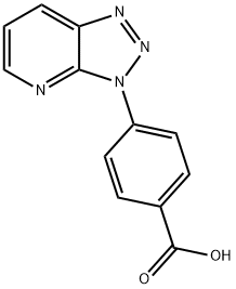 4-(3H-[1,2,3]triazolo[4,5-b]pyridin-3-yl)benzoicacid 结构式