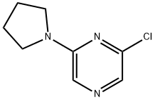 2-CHLORO-6-PYRROLIDIN-1-YLPYRAZINE Structure