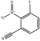 BENZONITRILE, 3-FLUORO-2-NITRO- Struktur
