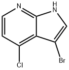 1H-Pyrrolo[2,3-b]pyridine, 3-bromo-4-chloro- Struktur