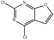 2,4-二氯呋喃[2,3-D]嘧啶, 1000577-84-3, 结构式