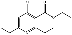 100141-64-8 4-Chloro-2,6-diethylpyridine-3-carboxylic acid ethyl ester