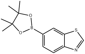 ベンゾチアゾール-6-ボロン酸ピナコールエステル 化学構造式