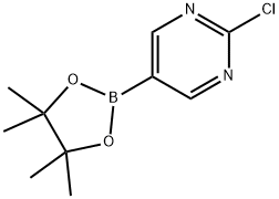 2-クロロ-5-(4,4,5,5-テトラメチル-1,3,2-ジオキサボロラン-2-イル)ピリミジン 化学構造式