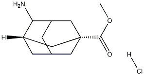 Methyl trans-4-Aminoadamantane-1-Carboxylate Hydrochloride Structure