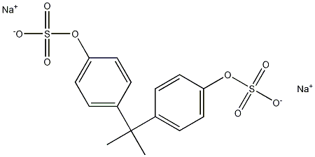 Bisphenol A Bissulfate Disodium Salt Structure