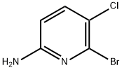 6-Bromo-5-chloro-2-pyridinamine 化学構造式