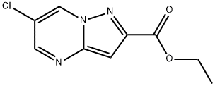 ETHYL 6-CHLOROPYRAZOLO[1,5-A]PYRIMIDINE-2-CARBOXYLATE Struktur